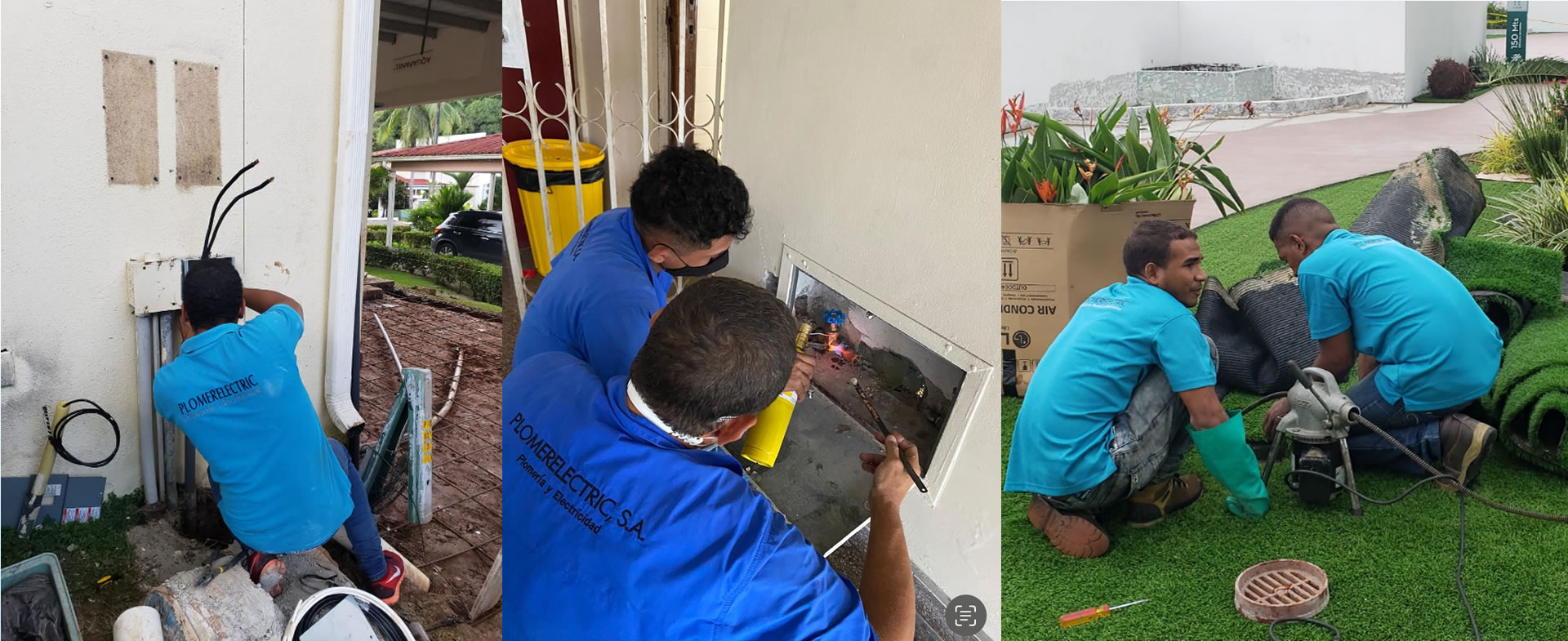 Plomeros electricistas